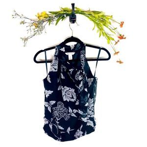 5 for $30 White House Black Market Tie Neck Top XS